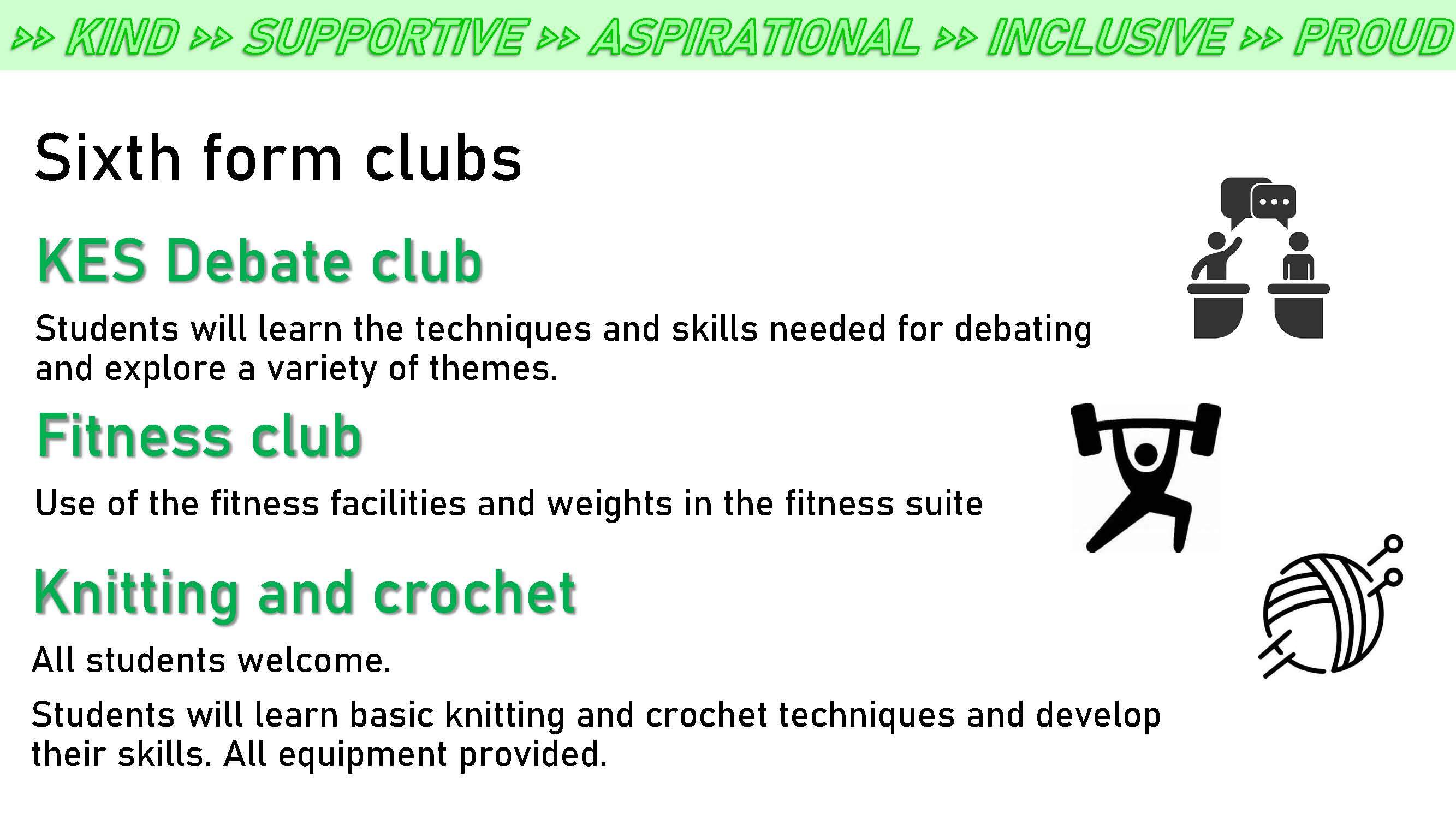 Extracurricular clubs information Key stage 5 2023 24 Page 2
