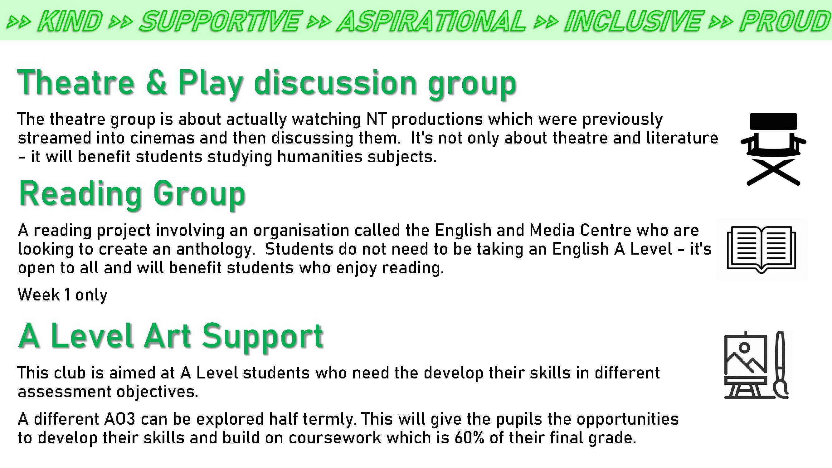 Extracurricular clubs information Key stage 5 2023 24 Page 3